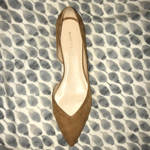 Marc Fisher Shoes - Marc Fisher flat brwn suede pointy toe dress flats Marc Fisher Shoes - Marc Fisher flat brwn suede pointy toe dress flats